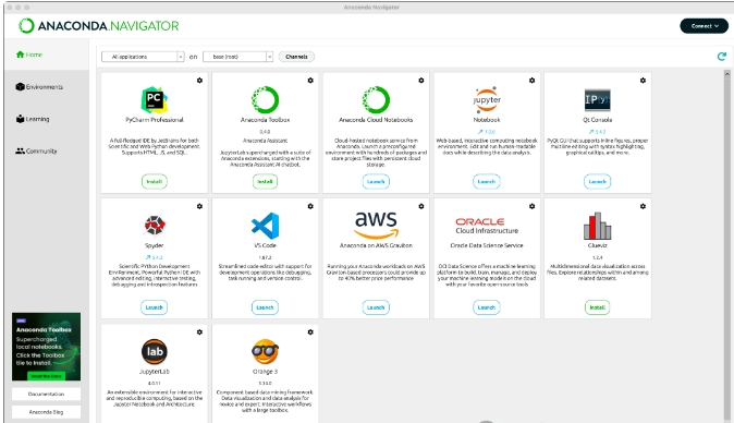 Anaconda的Navigator.png